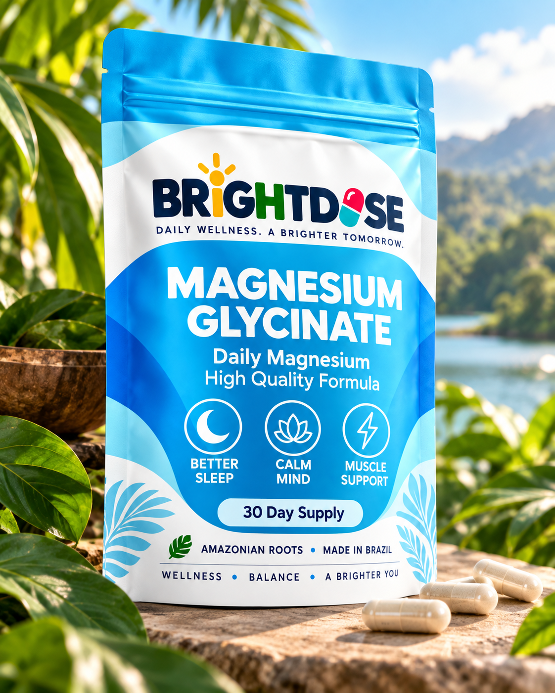 30-Day Package - BrightDose Magnesium Glycinate